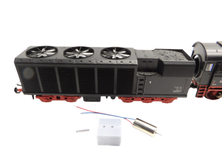 micromotor HMT009 motor ombouwset voor M&auml;rklin / Trix BR 52, BR 53 Fan / L&uuml;fterantrieb