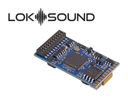 ESU 58419 LokSound 5 DCC/MM/SX/M4 &quot;blank decoder&quot;, 21MTC NEM6660, with speaker 11x15mm, gauge: 0, H0