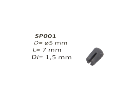 micromotor SP001 &oslash; 5 x 7 - &oslash; 1.5 mm