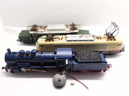 micromotor HM005G ombouwset Marklin/Hamo LFCM motor