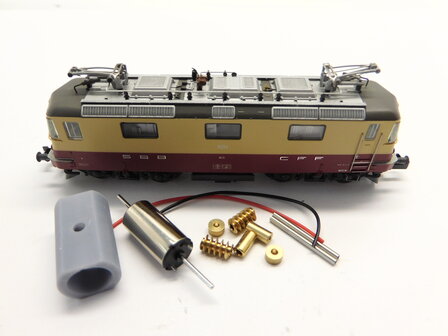 micromotor NF066C ombouwset Fleischmann Re 4/4