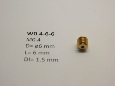 micromotor W0.4-6-6 wormwiel
