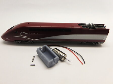 micromotor NH017 ombouwset Kato SNCF Duplex, Eurostar, Lyria, POS, Reseau, Thalys PBKA