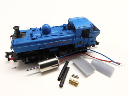 micromotor NDA001G ombouwset Dapol Class 57xx Pannier
