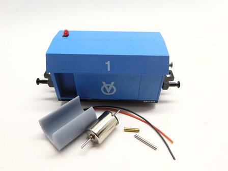 micromotor HBR004 ombouwset voor Brawa Klv 61, K&ouml;f II, Volkert robot V7000 &ndash; Model met snaaraandrijving