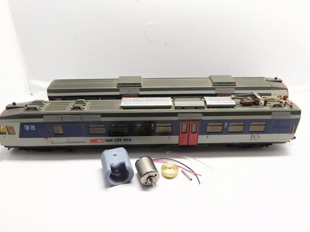 micromotor HLI014C ombouwset voor Liliput NPZ, RBDe 4/4