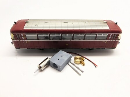 micromotor HF015C ombouwset voor Fleischmann H0 VT 95, BR 795