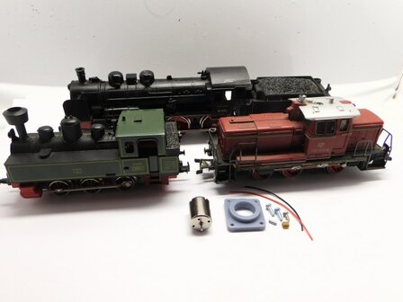 micromotor HM006G ombouwset voor Marklin / Hamo SFCM motor