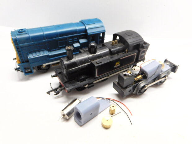 micromotor 0T010C ombouwset Hornby Class 0F, class 2MT, class 2P, class 3F u.a.