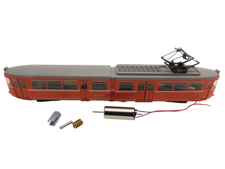 micromotor NA040G motor ombouwset voor Arnold GT 6, Tram, Stra&szlig;enbahn