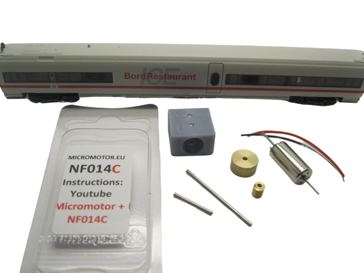 micromotor nf014C N ombouwkit voor Fleischmann ICE-T