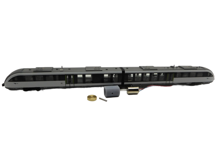micromotor NF060F motor ombouwset Fleischmann BR 642, Desiro, DSB MQ, ÖBB Rh 5022