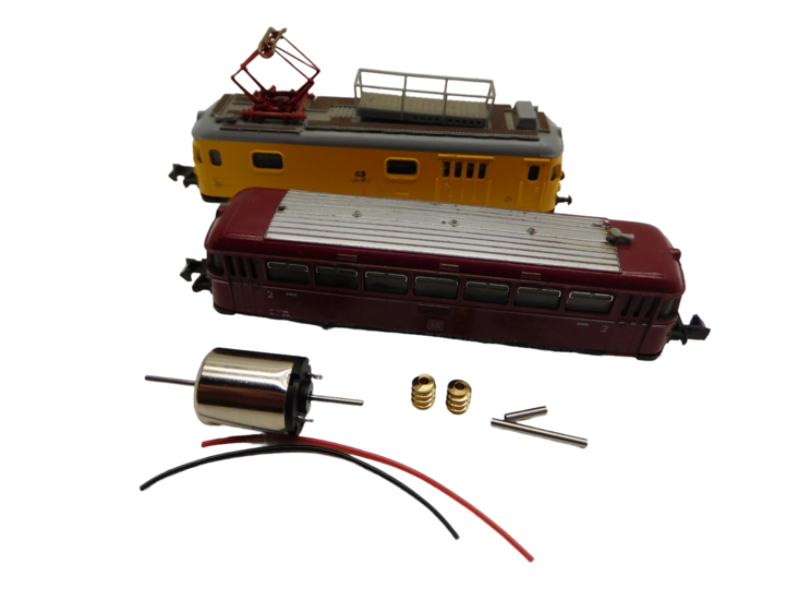 micromotor NA028G motor ombouwset voor Arnold Railbus VT 98, Schienenbus (Alt) VT 98, BR 798, BR 998, BR 701, ÖBB BVT 5081, RENFE 301, Turmtriebwagen (Alt)