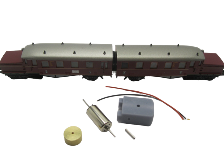 micromotor NR008F Glockenankermotor Umbausatz f&uuml;r Roco ETA 180