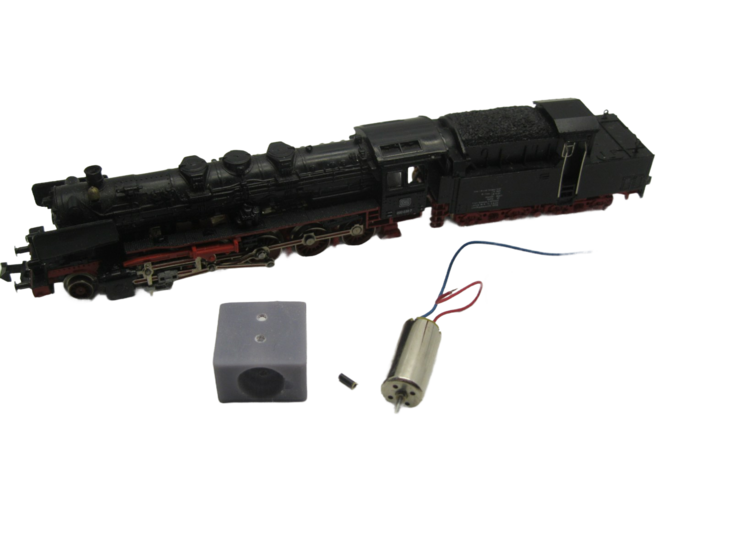 Micromotor NF007 N ombouwset voor Fleischmann BR50 Kabinentender