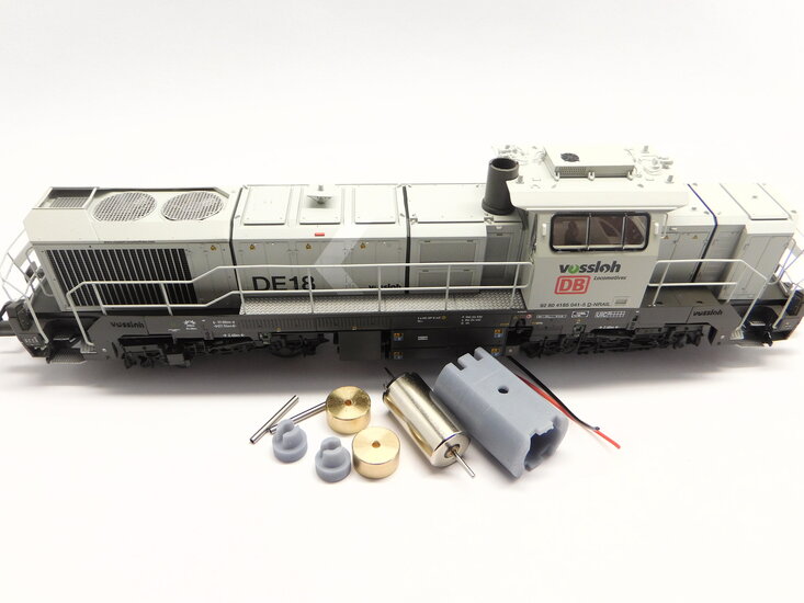 micromotor HRI005C ombouwset Rivarossi Vossloh DE 18
