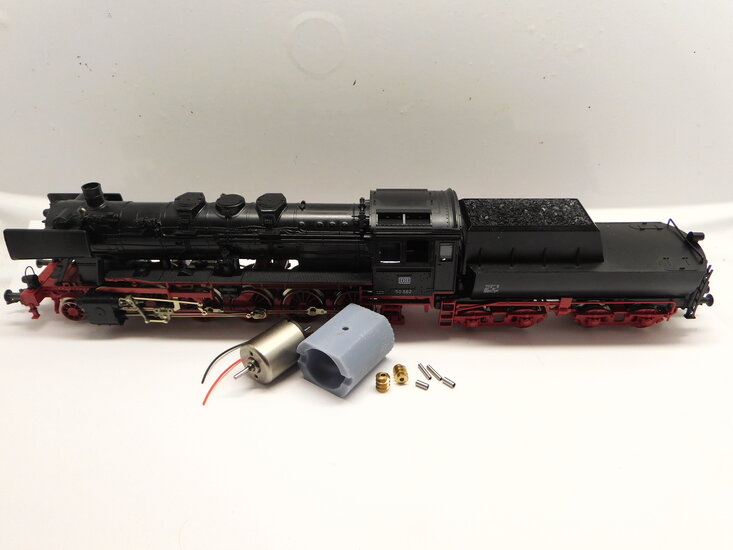 micromotor HF017G ombouwset Fleischmann BR 38*, BR 50, P86