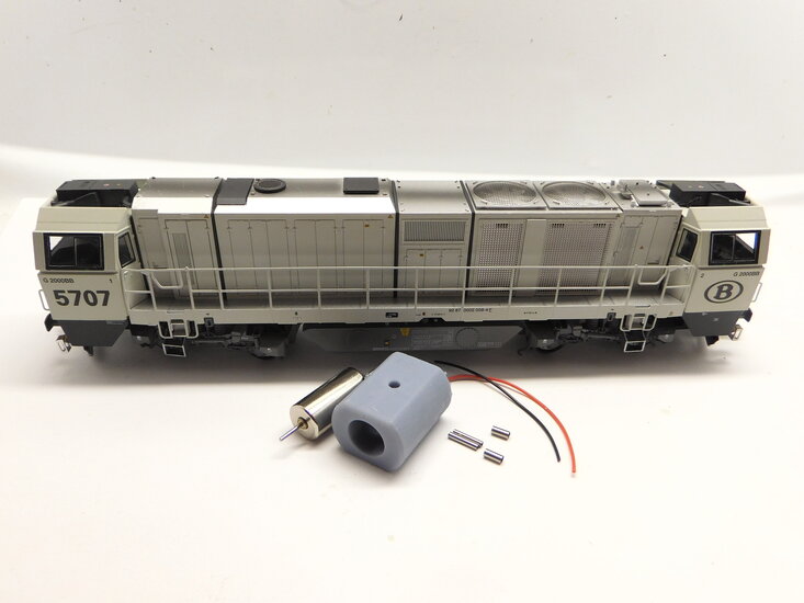 Micromotor HMT015 M&auml;rklin / Trix Vossloh G2000 BB, SBB Am 840