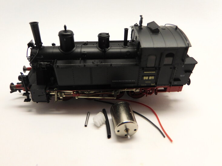 micromotor HF018G Fleischmann BR 98, BR 98.8, K. Bay.St.B GtL 4/4