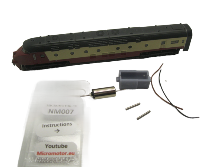 micromotor NM007 Glockenankermotor Umbausatz f&uuml;r Minitrix RAM TEE