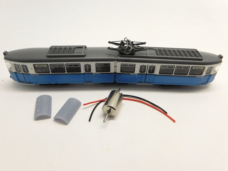 Micromotor NA066 Arnold Hornby Duewag GT6 Tram, Stra&szlig;enbahn