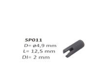 micromotor SP011 &oslash; 4.9 x 12.5 - &oslash; 2 mm Kardankupplungshalter