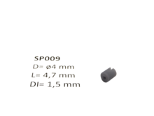 micromotor SP009 &oslash; 4 x 4.7 - &oslash; 1.5 mm cardankoppelingshouder