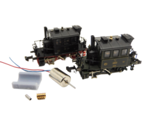 micromotor NM022G motor ombouwset voor Minitrix  BR 98.3, PtL 2/2, KPEV T2, &Ouml;BB 688, Glaskasten, u.a.
