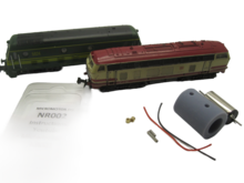 micromotor nr002 Glockenankermotor Umbausatz für Roco BR 215 DB, SNCB Reeks 59