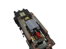 micromotor HR006F Glockenankermotor ombouwset voor Roco FS BR 875, FS BR 880, ET 91 / BR 491 / Gläserner Zug