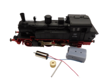 micromotor HF002F Glockenankermotor umbausatz fur Fleischmann BR 91, T 9.3, Edelweiß-Zahnradbahn, u.a.