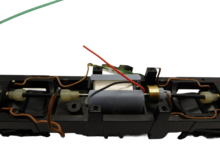 micromotor HMT003C Glockenankermotor Umbausatz f&uuml;r M&auml;rklin / Trix  BR 146,  BR 185, BR 186, BR 187, Re 482, u.a.