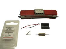 micromotor NP001 Glockenankermotor Umbausatz für Piko 5/4106 u.a.