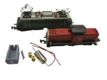 micromotor NM025G N motor ombouwset voor Minitrix  V100/BR 212 Oude model, E 44, BR 144