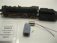 micromotor NA013 Glockenankermotor ombouwset voor Arnold BR 41
