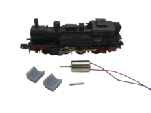 micromotor NA022 Glockenankermotor Umbausatz f&uuml;r Arnold BR 74, K.P.E.V. T12, &Ouml;BB Reihe 674, SNCF 130 TC, SNCB Reeks 96
