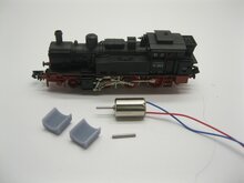 micromotor NA022 Glockenankermotor Umbausatz f&uuml;r Arnold BR 74, K.P.E.V. T12, &Ouml;BB Reihe 674, SNCF 130 TC, SNCB Reeks 96