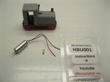 micromotor HBU001 Glockenankermotor Umbausatz f&uuml;r Busch feldbahn Modellen