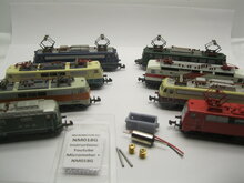 micromotor NM018G N Glockenankermotor Umbausatz f&uuml;r minitrix DB E10, BR 110, E40, BR 140, u.a.