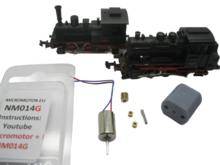 micromotor NM014G Glockenankermotor Umbausatz f&uuml;r minitrix BR 89, T3