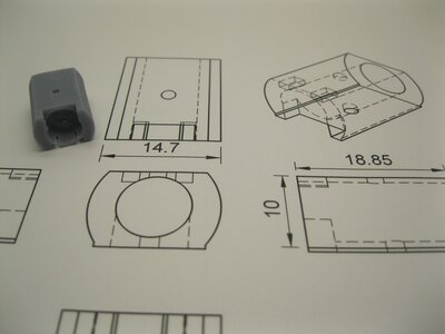 micromotor S031 motor behuizing voor minitrix / mabuchi motor / china motor (8mm) micromotor S031 motor behuizing voor minitrix / mabuchi motor / china motor (8mm)