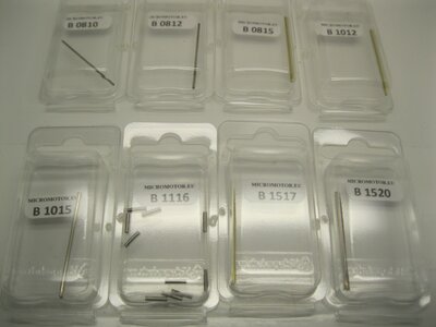 Micromotor adapter B1015 1,0 mm --> 1,5 mm x 40 mm (OD + 0 -0,03 / ID - 0 +0,03 mm) Steel Micromotor adapter B1015 1,0 mm --> 1,5 mm x 40 mm (OD + 0 -0,03 / ID - 0 +0,03 mm) Steel