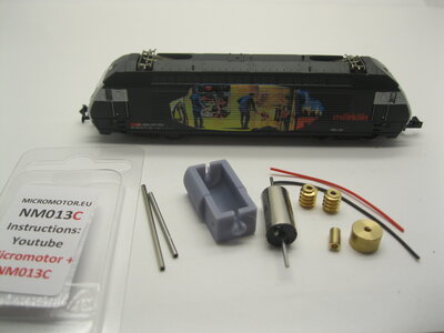micromotor nm013c N ombouwkit voor Minitrix 11157, 11304, 11411, 11418, 11638, 12167, 12387, 12523-12524, 12659, 12661-12664, 12674-12676, 1267 micromotor nm013c N ombouwkit voor Minitrix 11157, 11304, 11411, 11418, 11638, 12167, 12387, 12523-12524, 12659, 12661-12664, 12674-12676, 1267