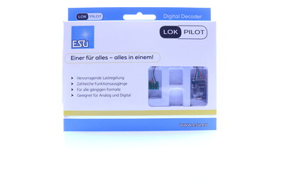 ESU 59620 DCC decoder LokPilot 5 DCC, 8-pin NEM652, gauge H0 ,0 ESU 59620 DCC decoder LokPilot 5 DCC, 8-pin NEM652, gauge H0 ,0