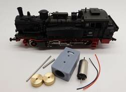 micromotor HR012F motor ombouwset voor Roco DB, DR, DRG BR 74, KPEV 12, SNCF 130 TC, SNCB Reeks 96, NS 5900 (Oude motor) micromotor HR012F motor ombouwset voor Roco DB, DR, DRG BR 74, KPEV 12, SNCF 130 TC, SNCB Reeks 96, NS 5900 (Oude motor)