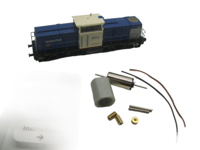 micromotor nf011c ombouwkit voor Fleischmann V110 DR, DR 110-112, 114, DB 203-204, RRF/BAM 20, u.a. micromotor nf011c ombouwkit voor Fleischmann V110 DR, DR 110-112, 114, DB 203-204, RRF/BAM 20, u.a.