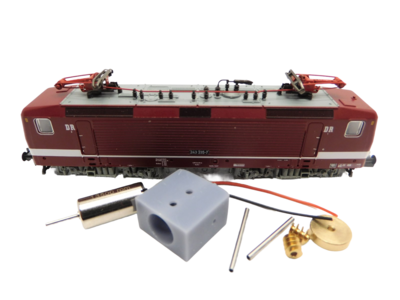 micromotor NF064C motor ombouwset voor Fleischmann BR 112, BR 112.1, BR 114, BR 143, BR 212, BR 243 micromotor NF064C motor ombouwset voor Fleischmann BR 112, BR 112.1, BR 114, BR 143, BR 212, BR 243