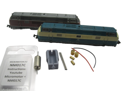 micromotor NM017C Glockenankermotor Umbausatz für Minitrix V200, BR 221, BR Class 42 Warship micromotor NM017C Glockenankermotor Umbausatz für Minitrix V200, BR 221, BR Class 42 Warship