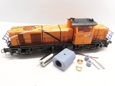 micromotor HME002C ombouwset voor Mehano Vossloh G 1000, Am 842 micromotor HME002C ombouwset voor Mehano Vossloh G 1000, Am 842