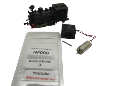 micromotor NF008G N ombouwset voor Fleischmann Lok 7 micromotor NF008G N ombouwset voor Fleischmann Lok 7